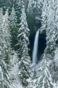 Silver Falls, Oregon in the winter time. www.JLongPhoto.com